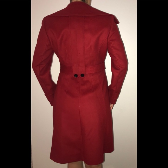 Karen Millen Trench Coat in Red - Picture 2 of 8